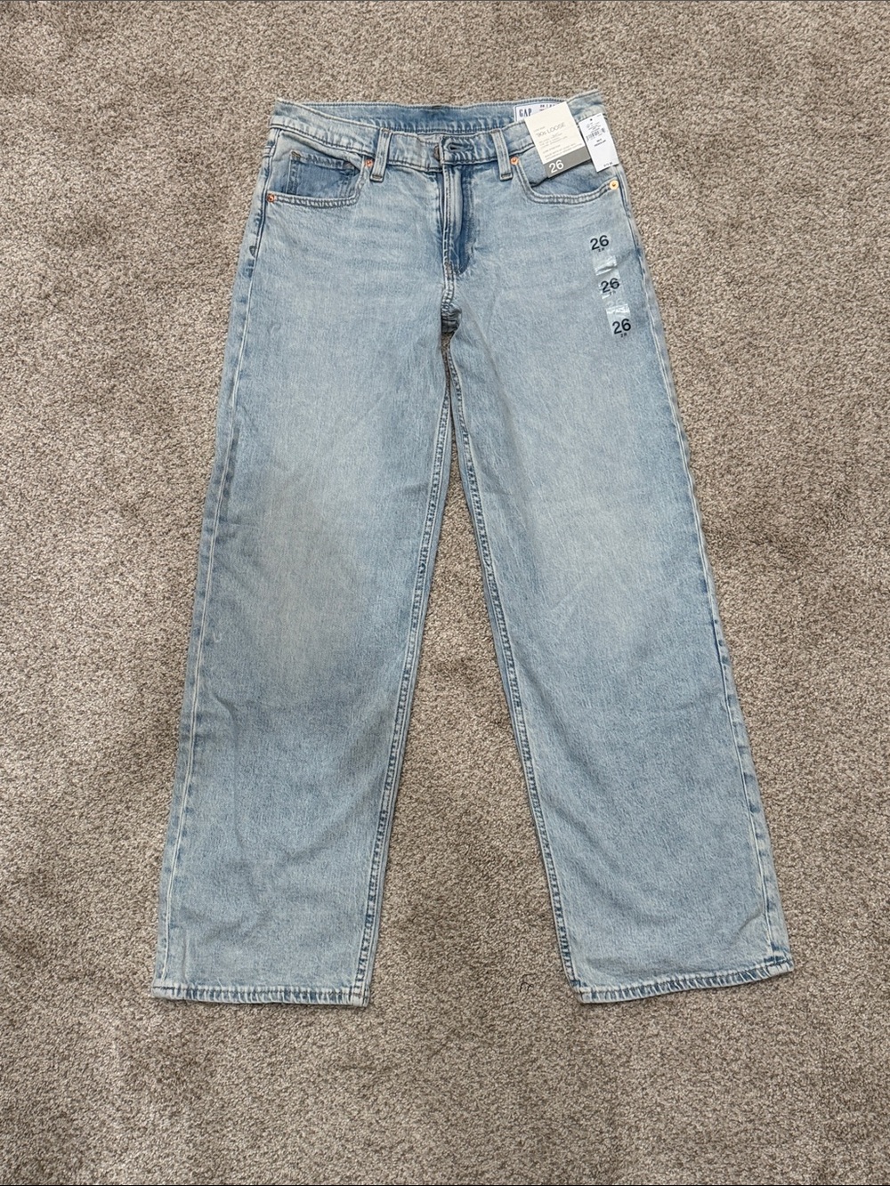 GAP Light Blue Straight-Leg Jeans